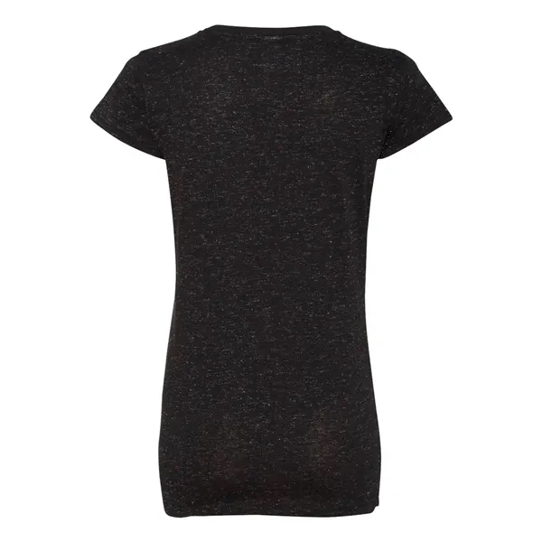 J. America Women's Glitter T-Shirt - J. America Women's Glitter T-Shirt - Image 3 of 18