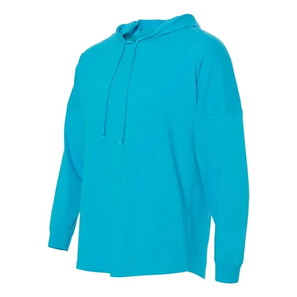 J. America Unisex Hooded Game Day Jersey T-Shirt - J. America Unisex Hooded Game Day Jersey T-Shirt - Image 5 of 16