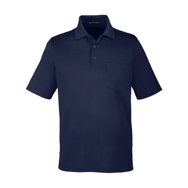 Custom Harriton Men's Advantage Snag Protection Plus IL Pocket Polo