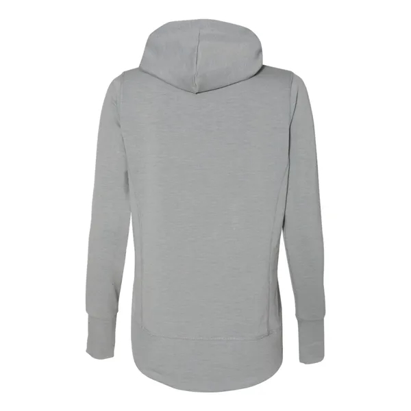 J. America Women's Omega Stretch Snap-Placket Hooded Swea...
