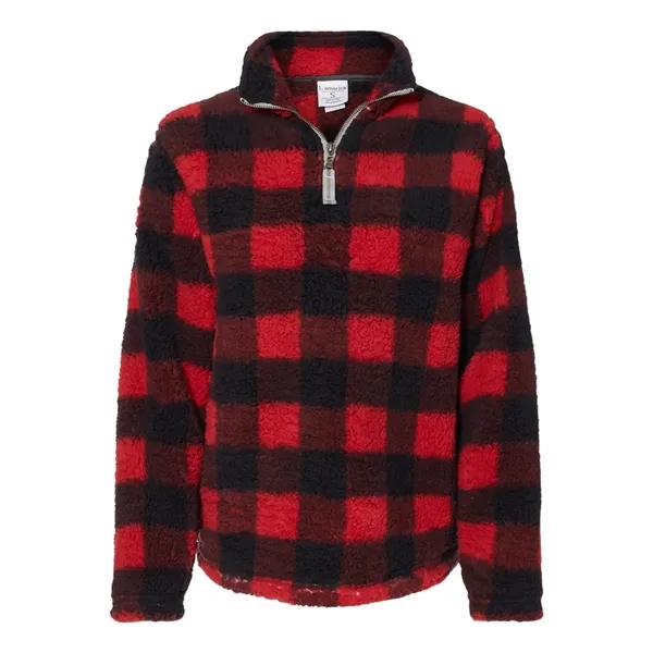 J. America Women's Epic Sherpa Quarter-Zip Pullover - J. America Women's Epic Sherpa Quarter-Zip Pullover - Image 13 of 16