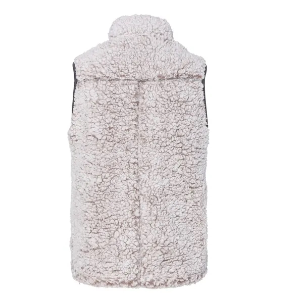 J. America Women's Epic Sherpa Full-Zip Vest - J. America Women's Epic Sherpa Full-Zip Vest - Image 4 of 4