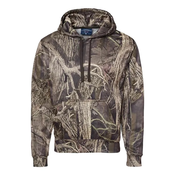 J. America Men's Polyester Tailgate Hooded Sweatshirt - J. America Men's Polyester Tailgate Hooded Sweatshirt - Image 5 of 6