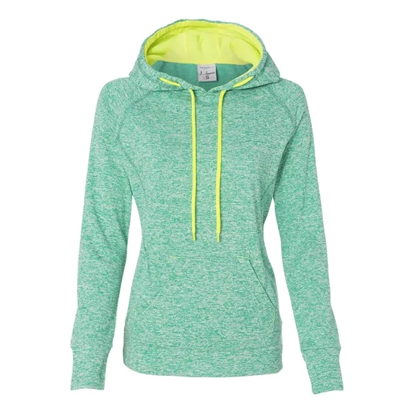 J. America Women's Cosmic Fleece Hooded Sweatshirt - J. America Women's Cosmic Fleece Hooded Sweatshirt - Image 7 of 23