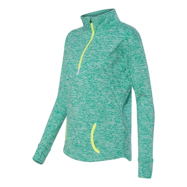 J. America Women's Cosmic Fleece Quarter-Zip Pullover - J. America Women's Cosmic Fleece Quarter-Zip Pullover - Image 8 of 25