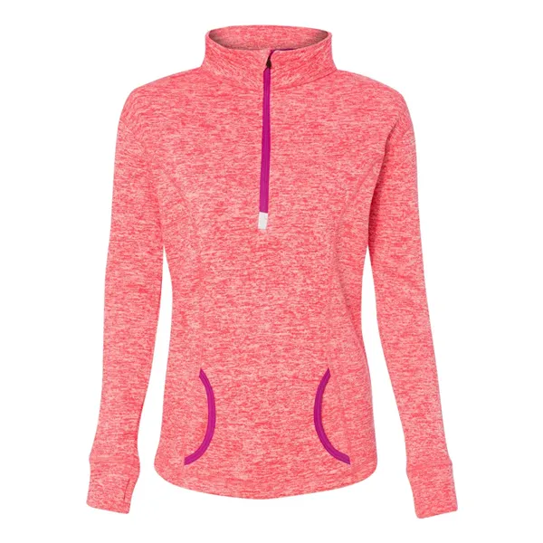 J. America Women's Cosmic Fleece Quarter-Zip Pullover - J. America Women's Cosmic Fleece Quarter-Zip Pullover - Image 10 of 25
