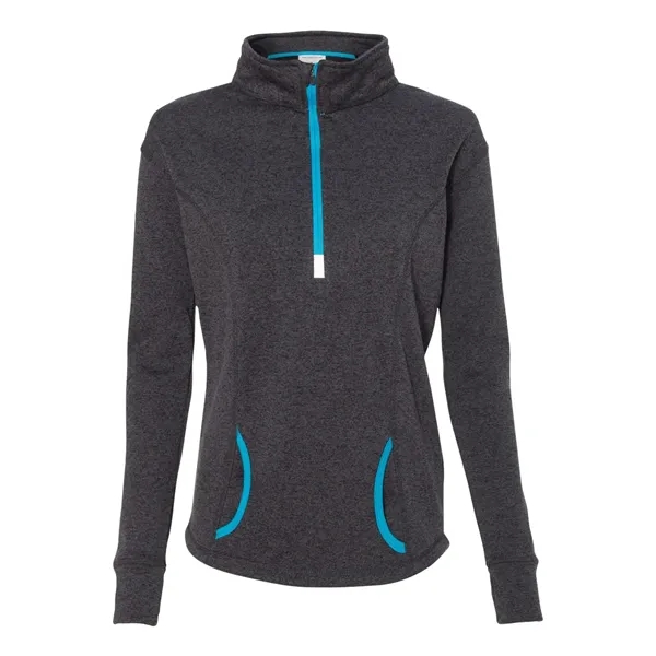 J. America Women's Cosmic Fleece Quarter-Zip Pullover - J. America Women's Cosmic Fleece Quarter-Zip Pullover - Image 19 of 25