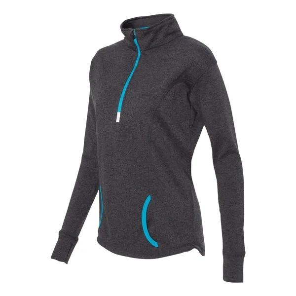 J. America Women's Cosmic Fleece Quarter-Zip Pullover - J. America Women's Cosmic Fleece Quarter-Zip Pullover - Image 20 of 25