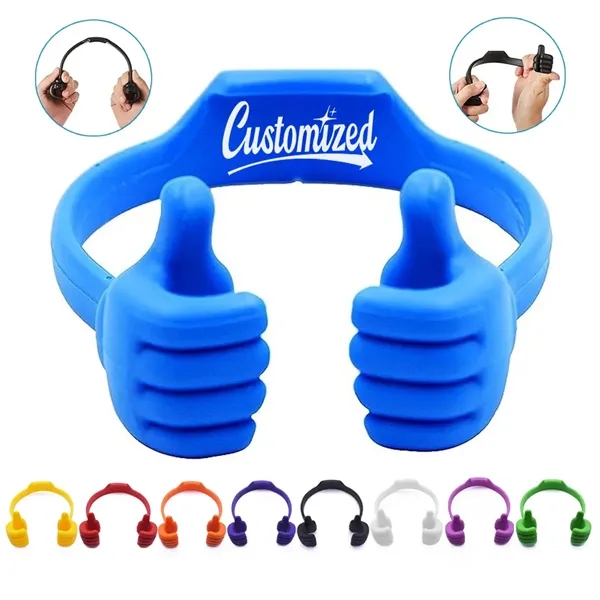 Thumbs Up Flexible Phone Stand for Desk or Promo Use - Thumbs Up Flexible Phone Stand for Desk or Promo Use - Image 0 of 9