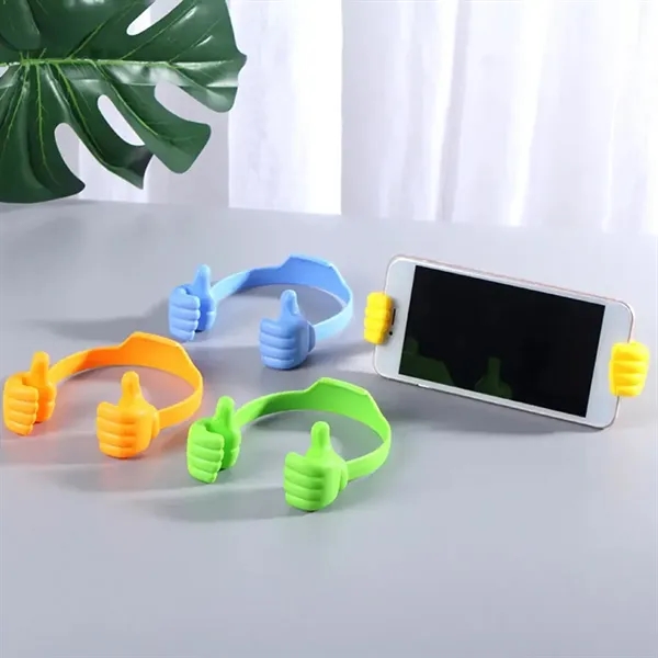 Thumbs Up Flexible Phone Stand for Desk or Promo Use - Thumbs Up Flexible Phone Stand for Desk or Promo Use - Image 4 of 9