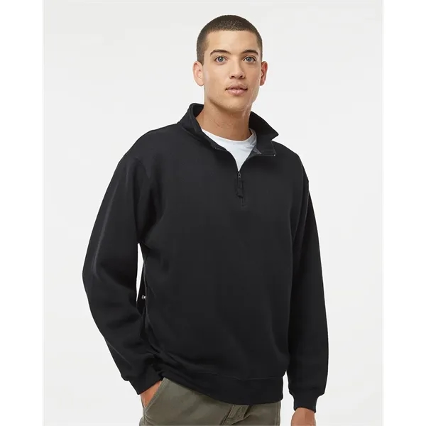 J. America Men's Heavyweight Fleece Quarter-Zip Sweatshirt - J. America Men's Heavyweight Fleece Quarter-Zip Sweatshirt - Image 0 of 7