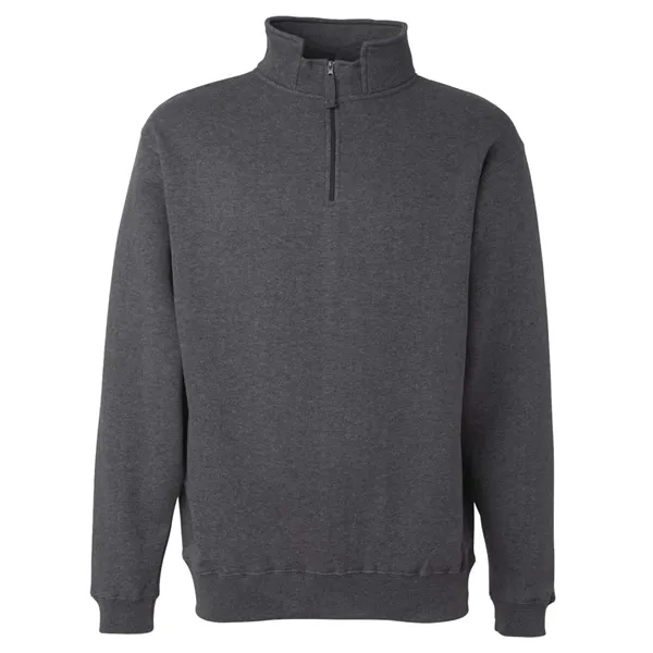 J. America Men's Heavyweight Fleece Quarter-Zip Sweatshirt - J. America Men's Heavyweight Fleece Quarter-Zip Sweatshirt - Image 3 of 7