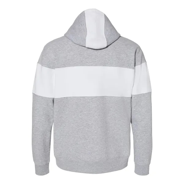 J. America Men's Varsity Fleece Colorblocked Hooded Sweat... - J. America Men's Varsity Fleece Colorblocked Hooded Sweat... - Image 10 of 18