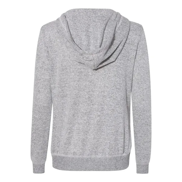 J. America Women's Cozy Jersey Hooded Full-Zip - J. America Women's Cozy Jersey Hooded Full-Zip - Image 4 of 4