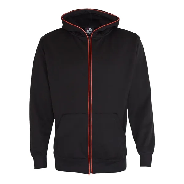 J. America Men's Glow Full-Zip Hooded Sweatshirt - J. America Men's Glow Full-Zip Hooded Sweatshirt - Image 1 of 4