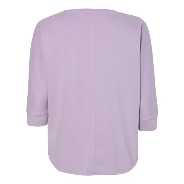 J. America Women's Lounge Fleece Dolman Crewneck Sweatshirt - J. America Women's Lounge Fleece Dolman Crewneck Sweatshirt - Image 6 of 6