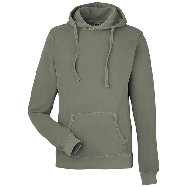 J. America Unisex Pigment-Dyed Fleece Hooded Sweatshirt - J. America Unisex Pigment-Dyed Fleece Hooded Sweatshirt - Image 0 of 12