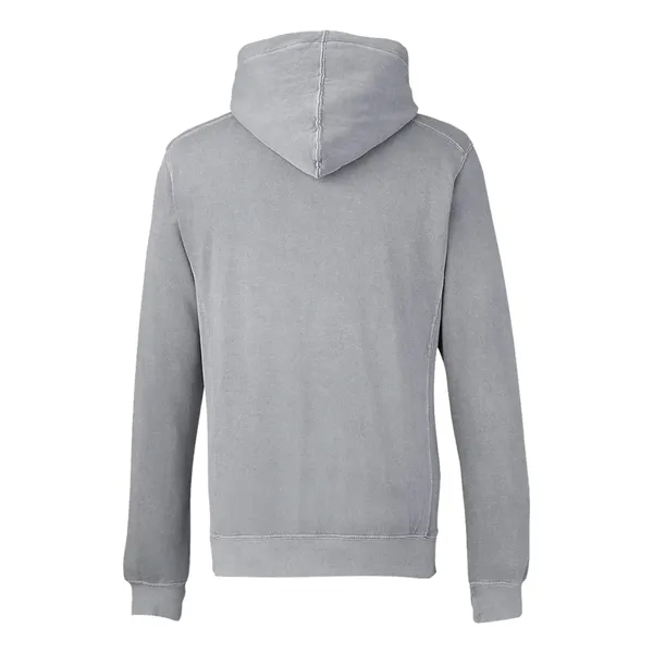 J. America Unisex Pigment-Dyed Fleece Hooded Sweatshirt - J. America Unisex Pigment-Dyed Fleece Hooded Sweatshirt - Image 4 of 12