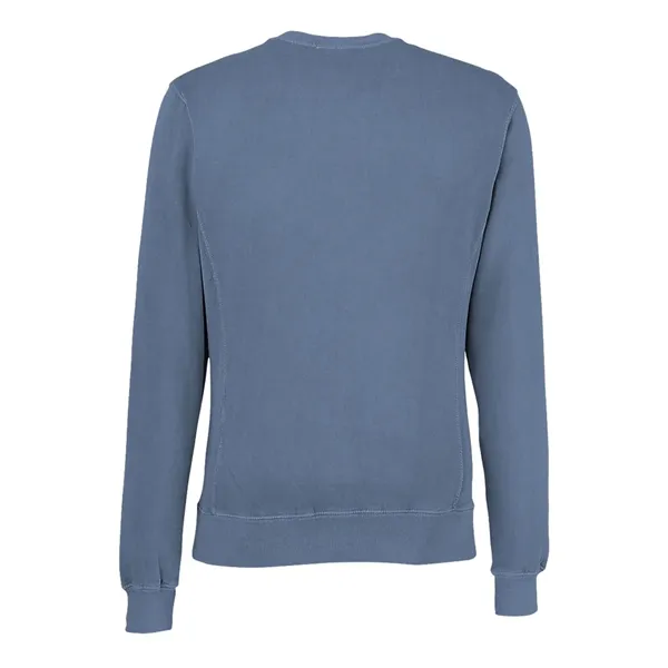 J. America Unisex Pigment-Dyed Fleece Crewneck Sweatshirt - J. America Unisex Pigment-Dyed Fleece Crewneck Sweatshirt - Image 6 of 16