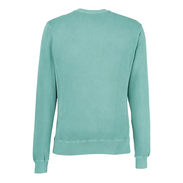 J. America Unisex Pigment-Dyed Fleece Crewneck Sweatshirt - J. America Unisex Pigment-Dyed Fleece Crewneck Sweatshirt - Image 12 of 16