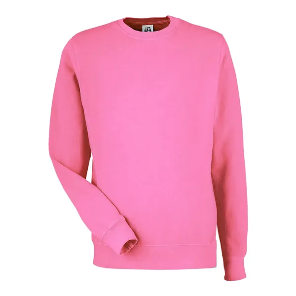 J. America Unisex Pigment-Dyed Fleece Crewneck Sweatshirt - J. America Unisex Pigment-Dyed Fleece Crewneck Sweatshirt - Image 13 of 16