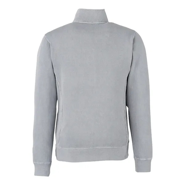 J. America Unisex Pigment-Dyed Fleece Quarter-Zip Pullover - J. America Unisex Pigment-Dyed Fleece Quarter-Zip Pullover - Image 2 of 8