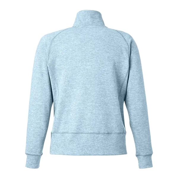 J. America Women's Electric Fleece Quarter-Zip Sweatshirt - J. America Women's Electric Fleece Quarter-Zip Sweatshirt - Image 6 of 8