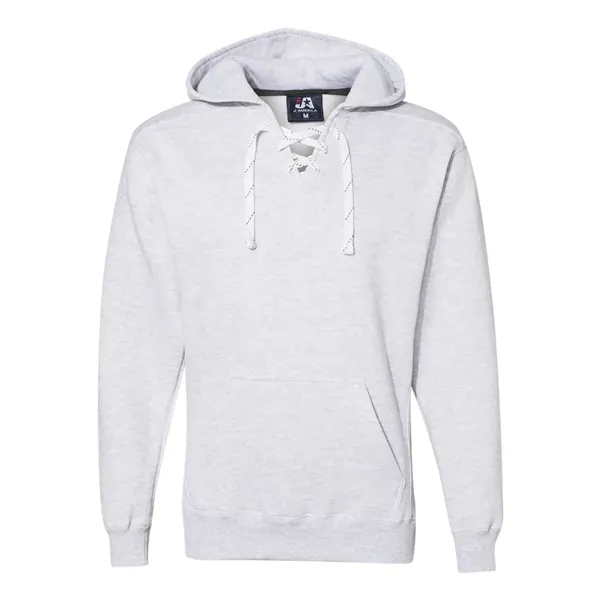 J. America Men's Sport Lace Hooded Sweatshirt - J. America Men's Sport Lace Hooded Sweatshirt - Image 1 of 26