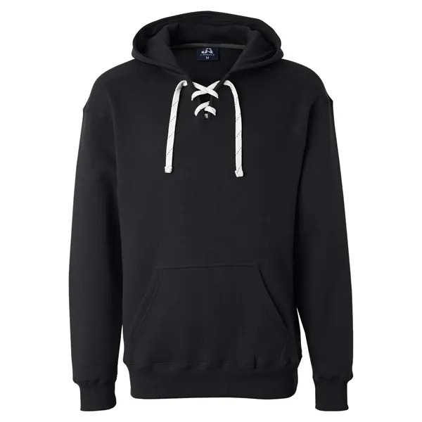 J. America Men's Sport Lace Hooded Sweatshirt - J. America Men's Sport Lace Hooded Sweatshirt - Image 3 of 26