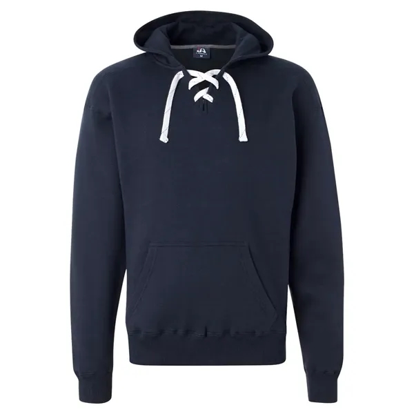 J. America Men's Sport Lace Hooded Sweatshirt - J. America Men's Sport Lace Hooded Sweatshirt - Image 12 of 26
