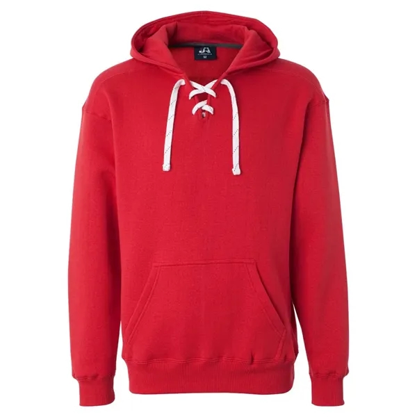 J. America Men's Sport Lace Hooded Sweatshirt - J. America Men's Sport Lace Hooded Sweatshirt - Image 16 of 26