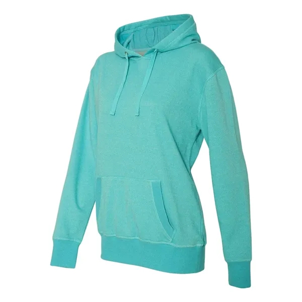 J. America Women's Glitter French Terry Hooded Sweatshirt - J. America Women's Glitter French Terry Hooded Sweatshirt - Image 4 of 18