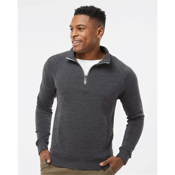 J. America Men's Triblend Quarter-Zip Sweatshirt - J. America Men's Triblend Quarter-Zip Sweatshirt - Image 0 of 18