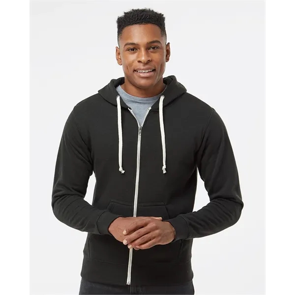 J. America Men's Triblend Full-Zip Hooded Sweatshirt - J. America Men's Triblend Full-Zip Hooded Sweatshirt - Image 0 of 16