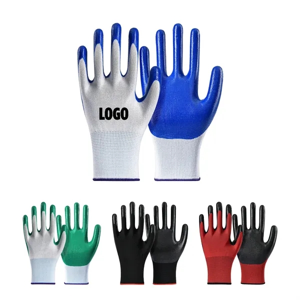 Nitrile Coated Work Gloves - Nitrile Coated Work Gloves - Image 0 of 1