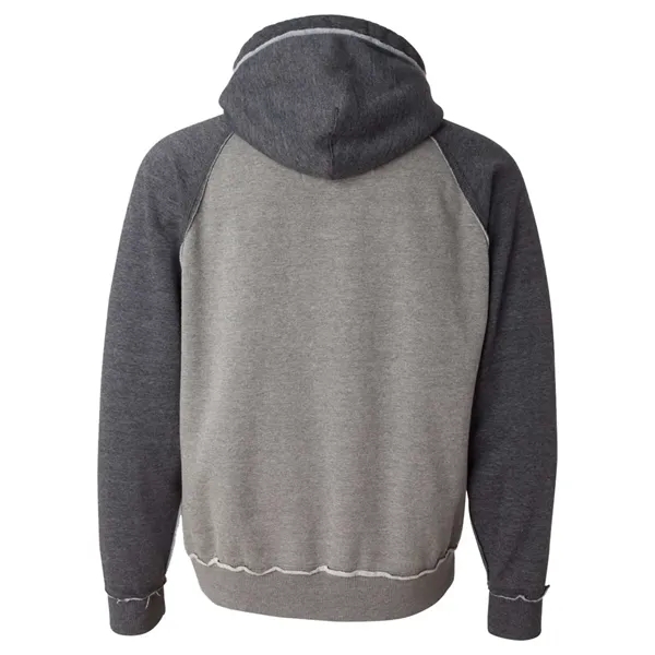 J. America Men's Vintage Heather Hooded Sweatshirt - J. America Men's Vintage Heather Hooded Sweatshirt - Image 12 of 18