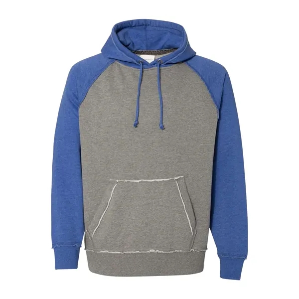 J. America Men's Vintage Heather Hooded Sweatshirt - J. America Men's Vintage Heather Hooded Sweatshirt - Image 17 of 18