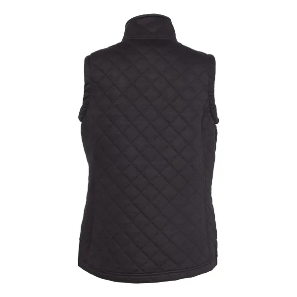 J. America Women's Quilted Full-Zip Vest - J. America Women's Quilted Full-Zip Vest - Image 2 of 2