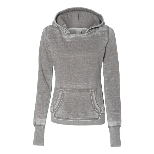 J. America Women's Zen Fleece Hooded Sweatshirt - J. America Women's Zen Fleece Hooded Sweatshirt - Image 1 of 11