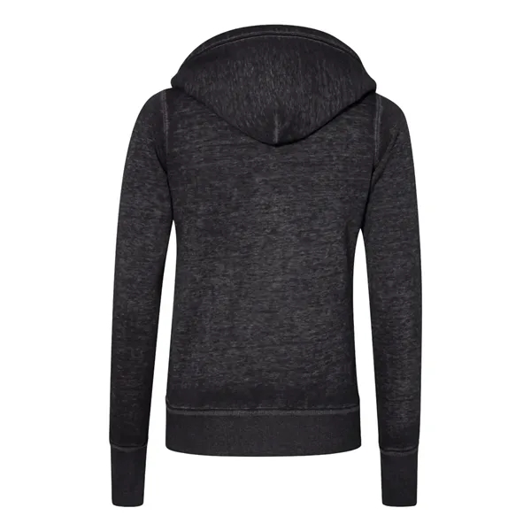 J. America Women's Zen Fleece Full-Zip Hooded Sweatshirt - J. America Women's Zen Fleece Full-Zip Hooded Sweatshirt - Image 9 of 15