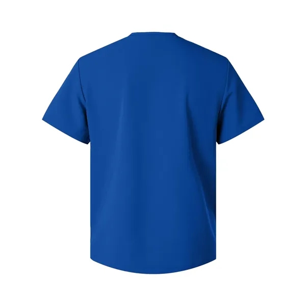 Jaanuu Men's Platt 3-Pocket Scrub V-Neck Top - Jaanuu Men's Platt 3-Pocket Scrub V-Neck Top - Image 9 of 10