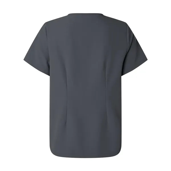 Jaanuu Women's Rhena Essential 1-Pocket Scrub V-Neck Top - Jaanuu Women's Rhena Essential 1-Pocket Scrub V-Neck Top - Image 4 of 12