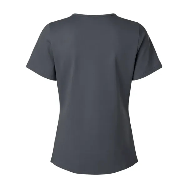Jaanuu Women's Cesi Ultrasoft Scrub V-Neck Top - Jaanuu Women's Cesi Ultrasoft Scrub V-Neck Top - Image 4 of 12
