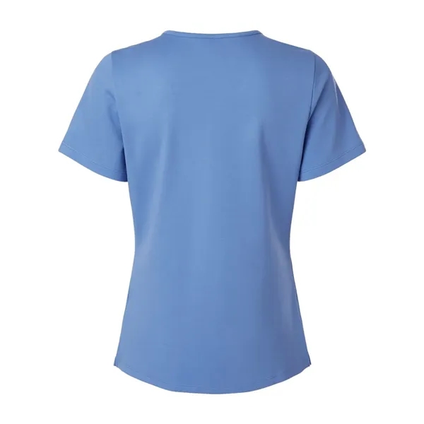Jaanuu Women's Cesi Ultrasoft Scrub V-Neck Top - Jaanuu Women's Cesi Ultrasoft Scrub V-Neck Top - Image 6 of 12