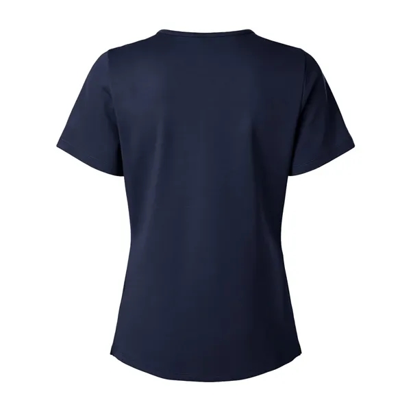 Jaanuu Women's Cesi Ultrasoft Scrub V-Neck Top - Jaanuu Women's Cesi Ultrasoft Scrub V-Neck Top - Image 7 of 12