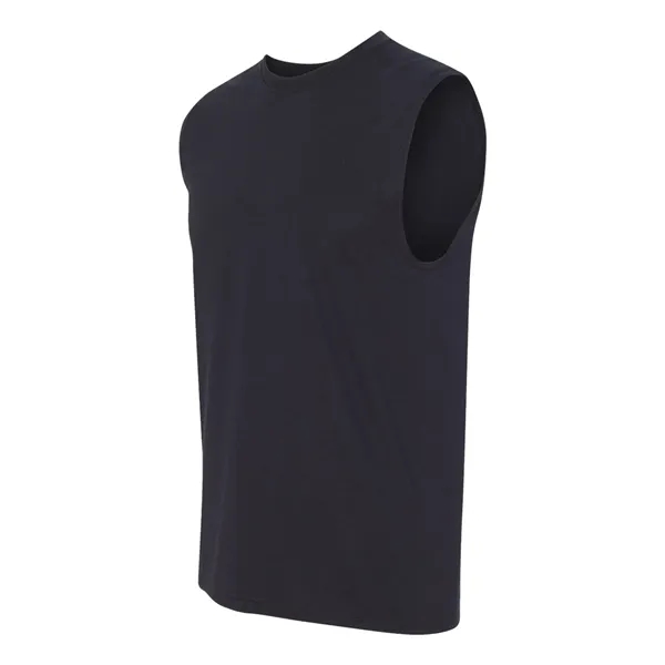 JERZEES Unisex Dri-Power® Active Sleeveless 50/50 T-Shirt - JERZEES Unisex Dri-Power® Active Sleeveless 50/50 T-Shirt - Image 2 of 3