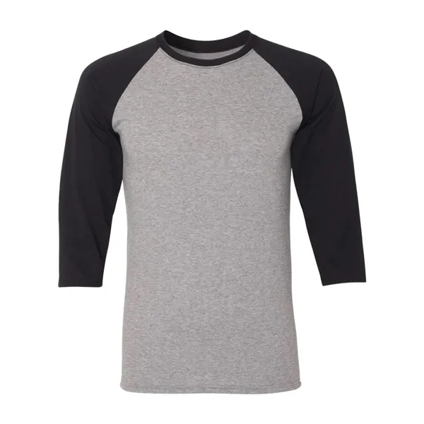 JERZEES Unisex Triblend Three-Quarter Raglan Baseball T-S... - JERZEES Unisex Triblend Three-Quarter Raglan Baseball T-S... - Image 0 of 14