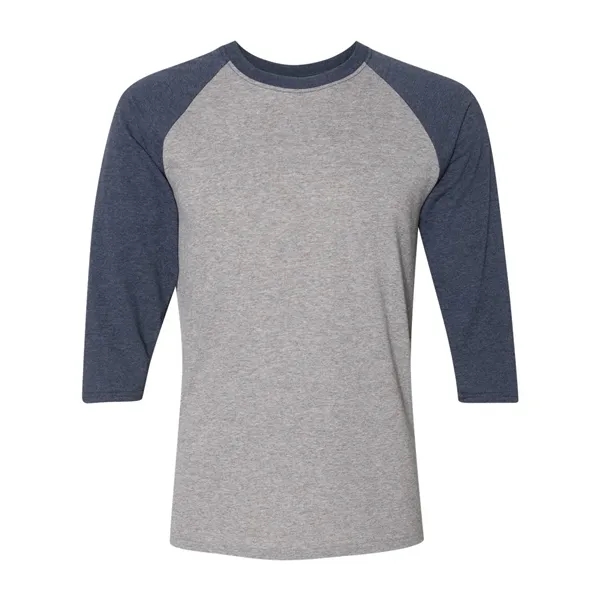 JERZEES Unisex Triblend Three-Quarter Raglan Baseball T-S... - JERZEES Unisex Triblend Three-Quarter Raglan Baseball T-S... - Image 5 of 14