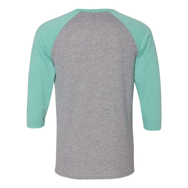 JERZEES Unisex Triblend Three-Quarter Raglan Baseball T-S... - JERZEES Unisex Triblend Three-Quarter Raglan Baseball T-S... - Image 10 of 14