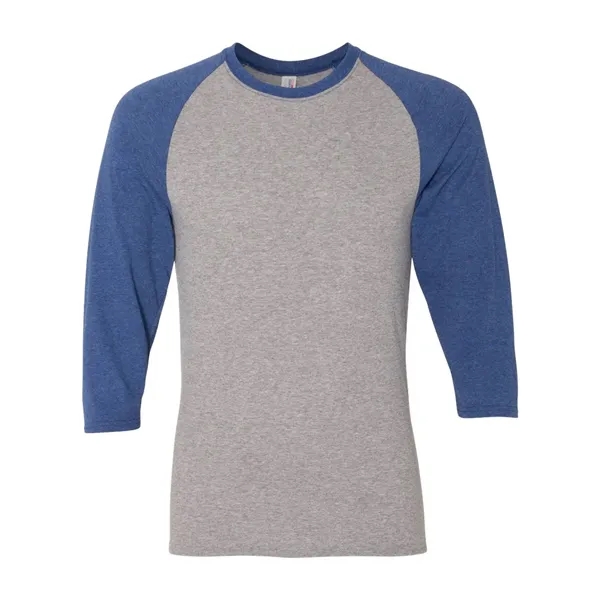JERZEES Unisex Triblend Three-Quarter Raglan Baseball T-S... - JERZEES Unisex Triblend Three-Quarter Raglan Baseball T-S... - Image 11 of 14